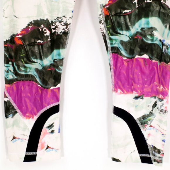 LULULEMON Inspire Crop II Pigment Wave Multi Sz 8 - Picture 11 of 13